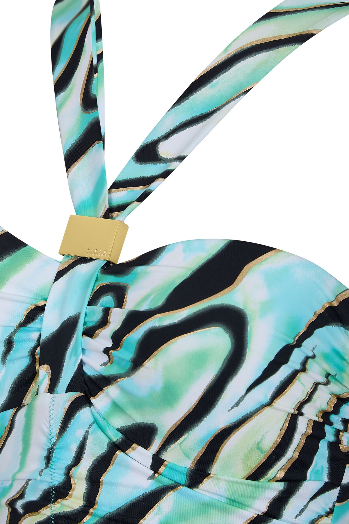 Selene Swimsuit Zebra Print with Foil