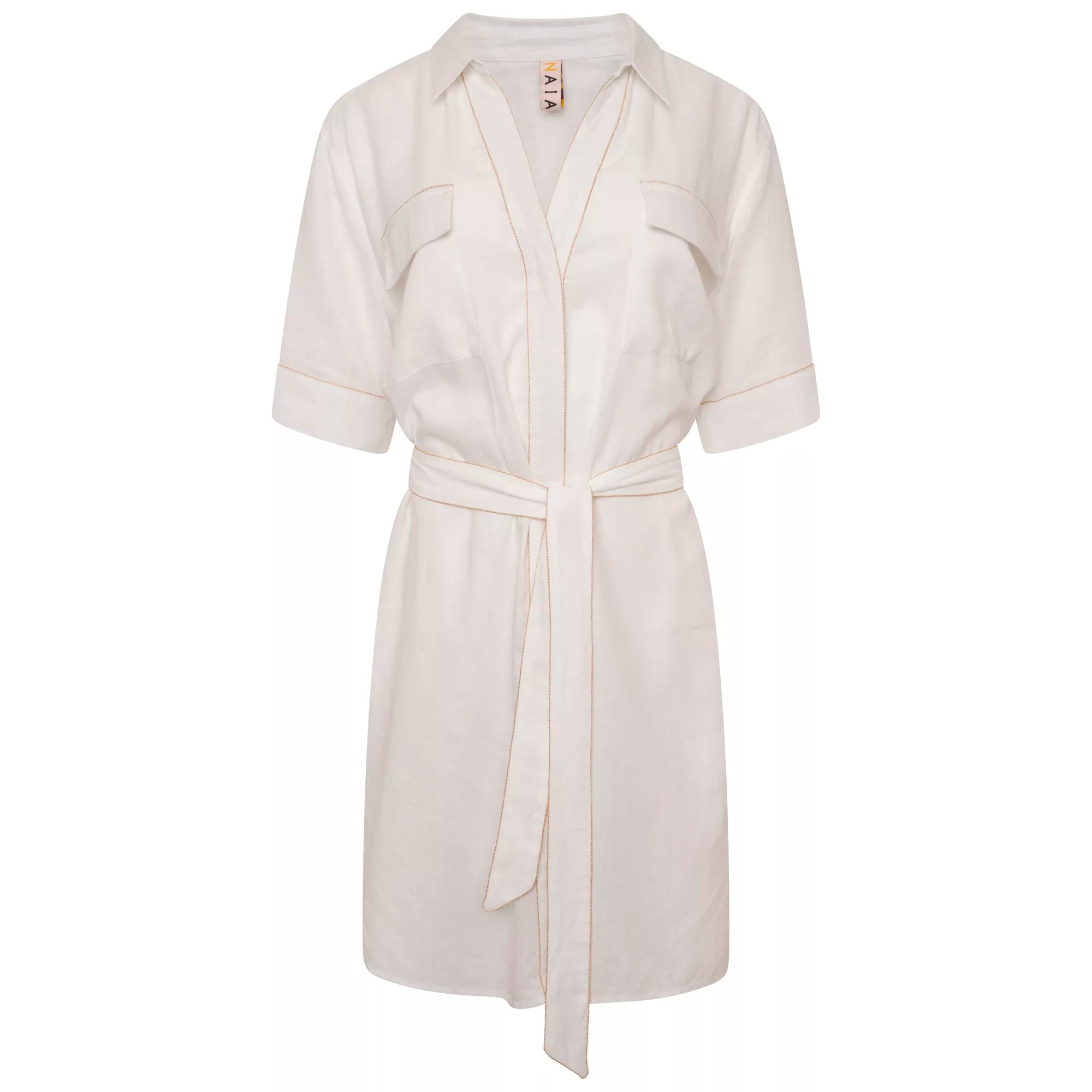 Portofino Linen Shirt Dress