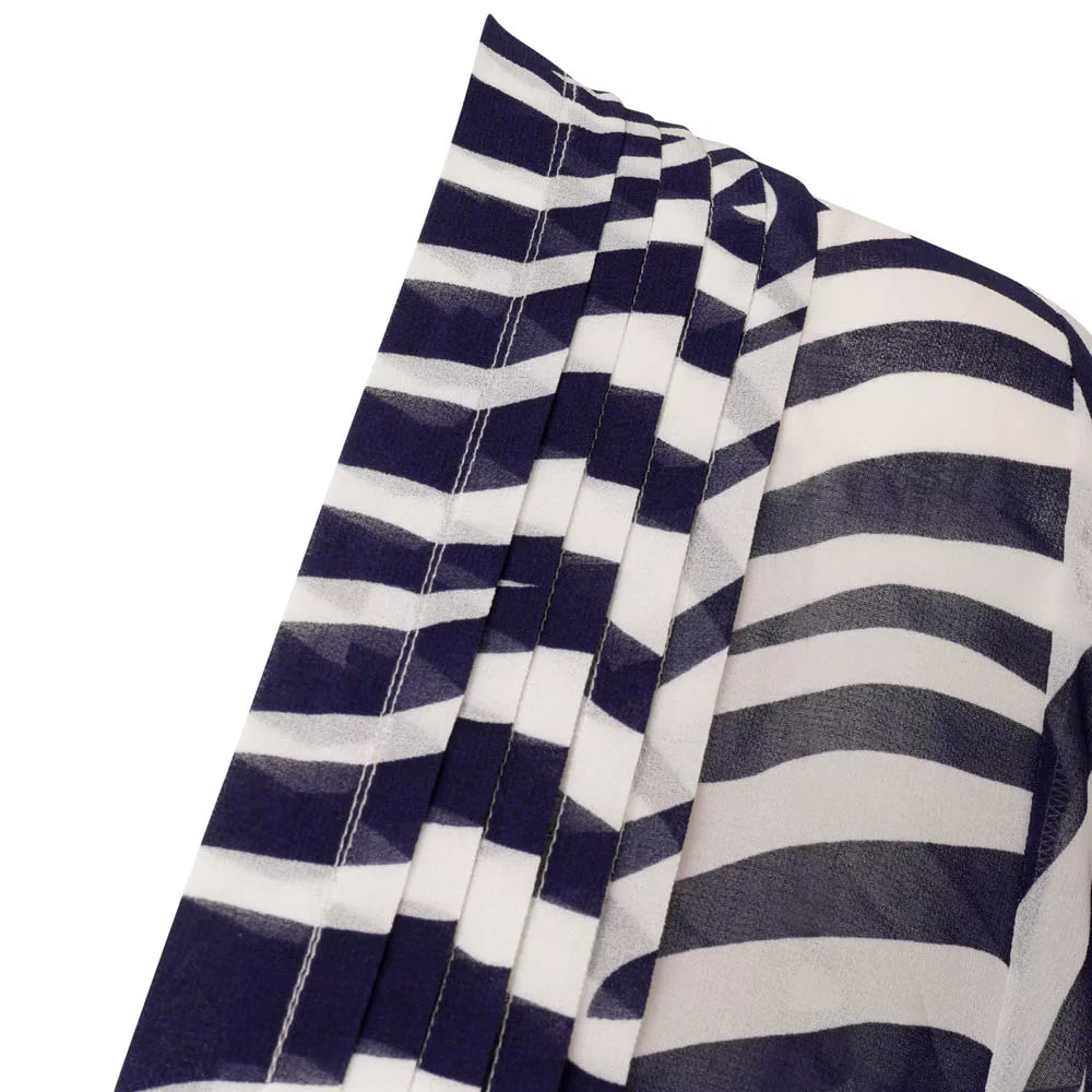 Ella Kaftan Navy Zebra