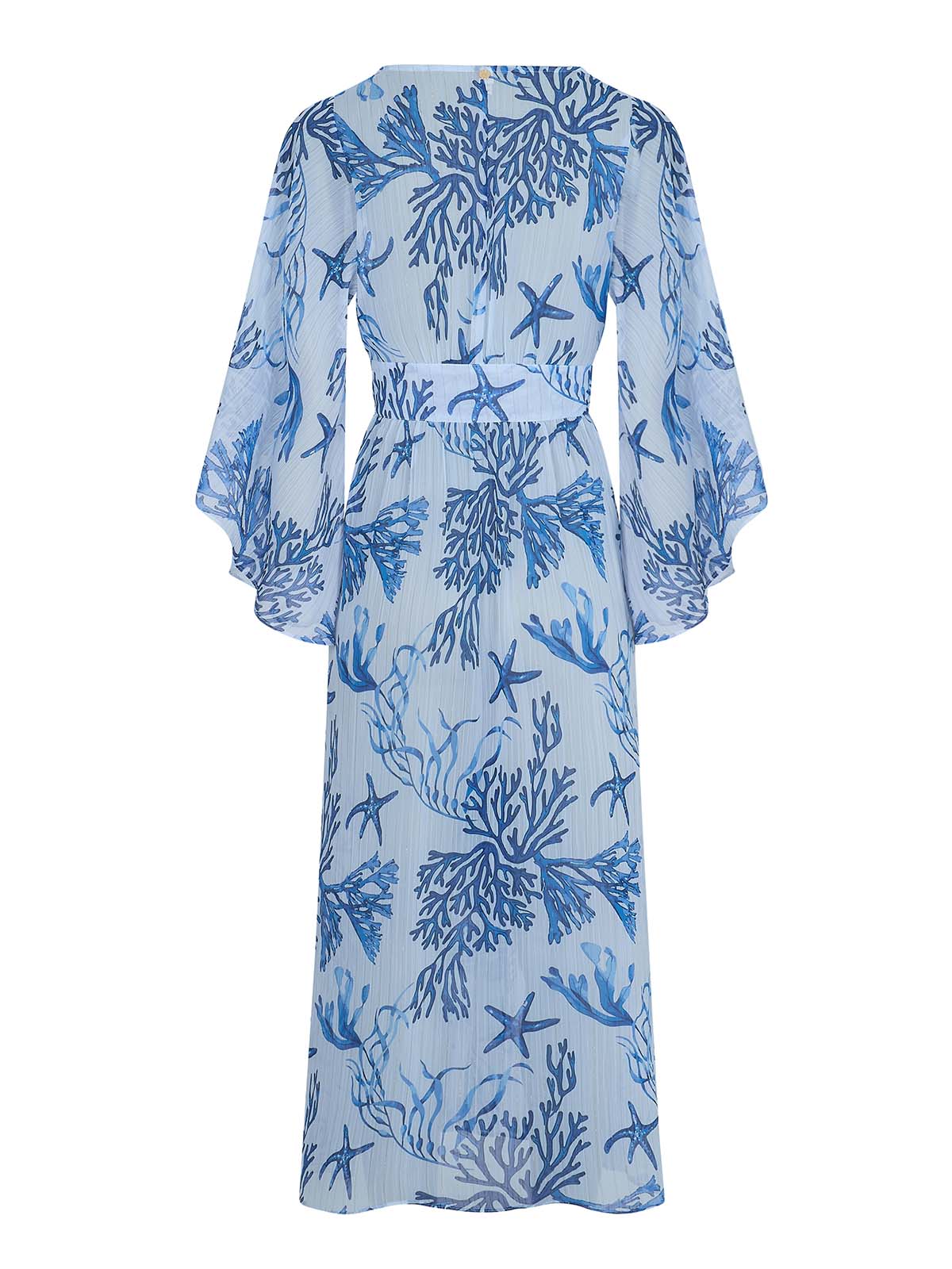 The Barcelona kaftan in La Mer by NAIA Beach Luxury Swimwear SS26 The Golden Hour collection