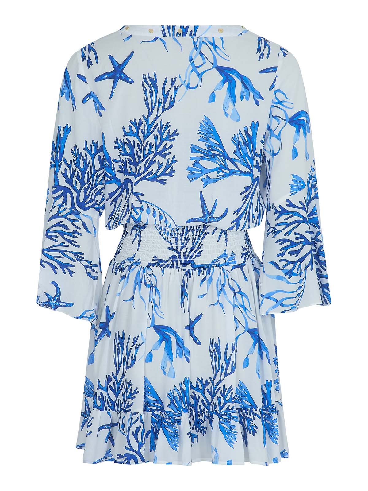 Celia Dress in La Mer - SS26 The Golden Hour Collection NAIA Beach luxury swimwear and resort wear