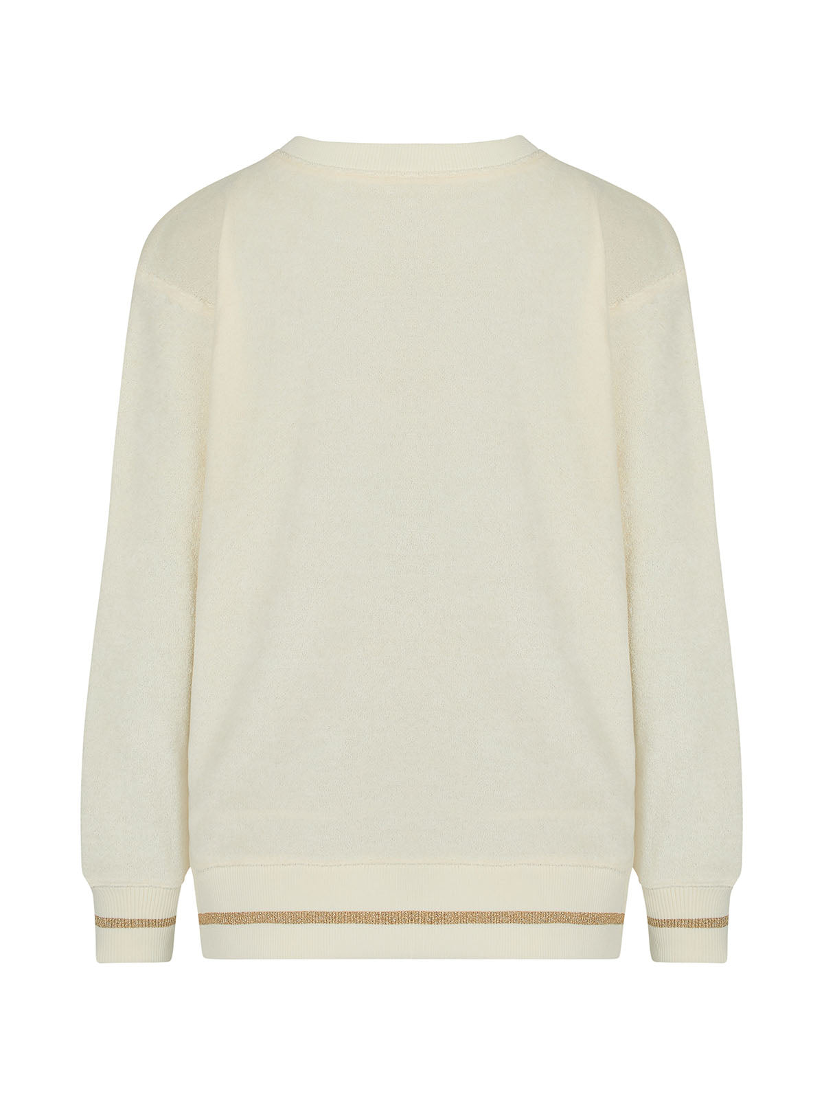 Gabby Soft Towelling Top Ivory from the NAIA active active wear collection.