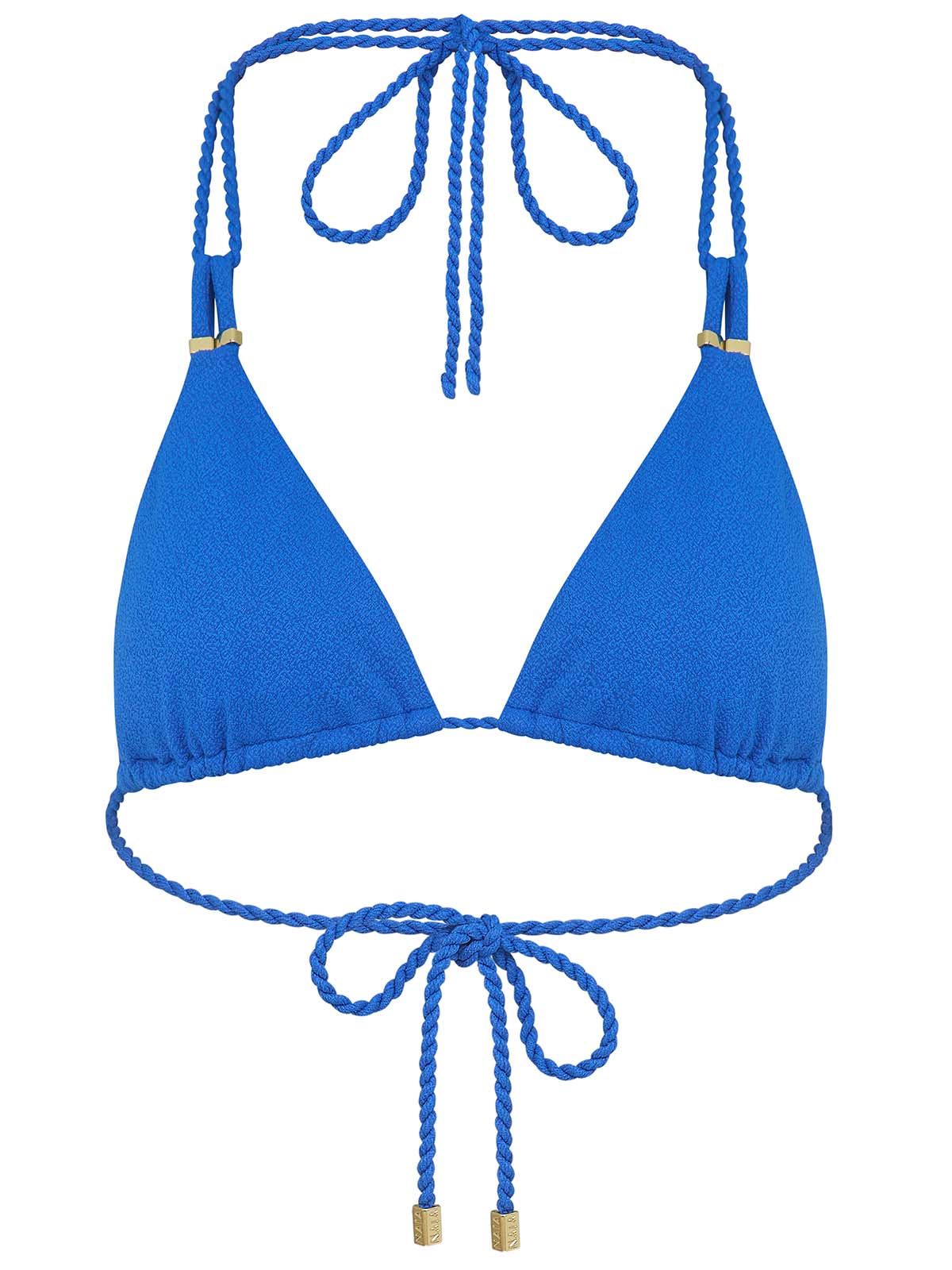Palma Triangle Bikini Top Moroccan Blue Marble