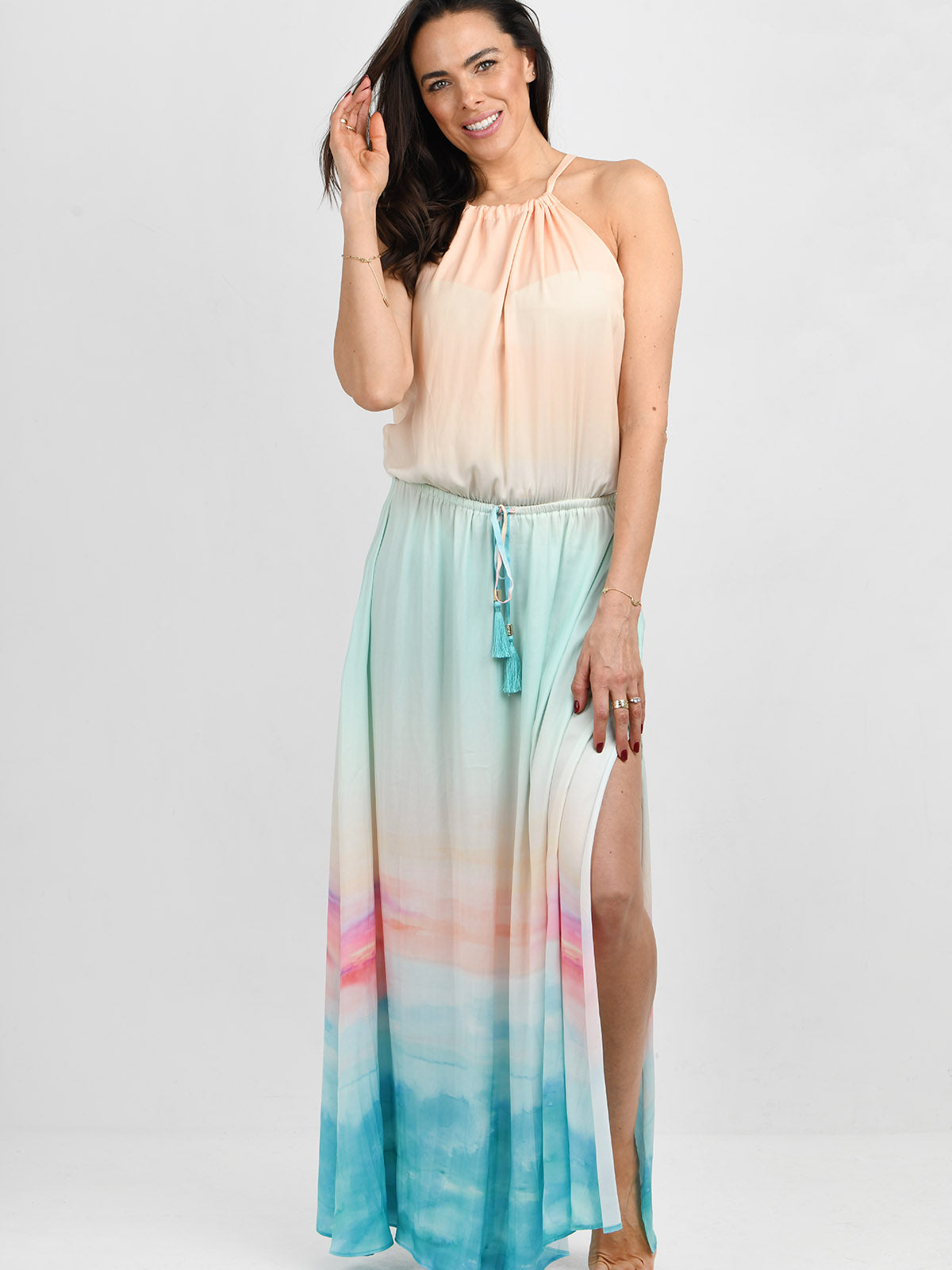 Pelosa dress ocean scene - SS26 The Golden Hour Collection NAIA Beach