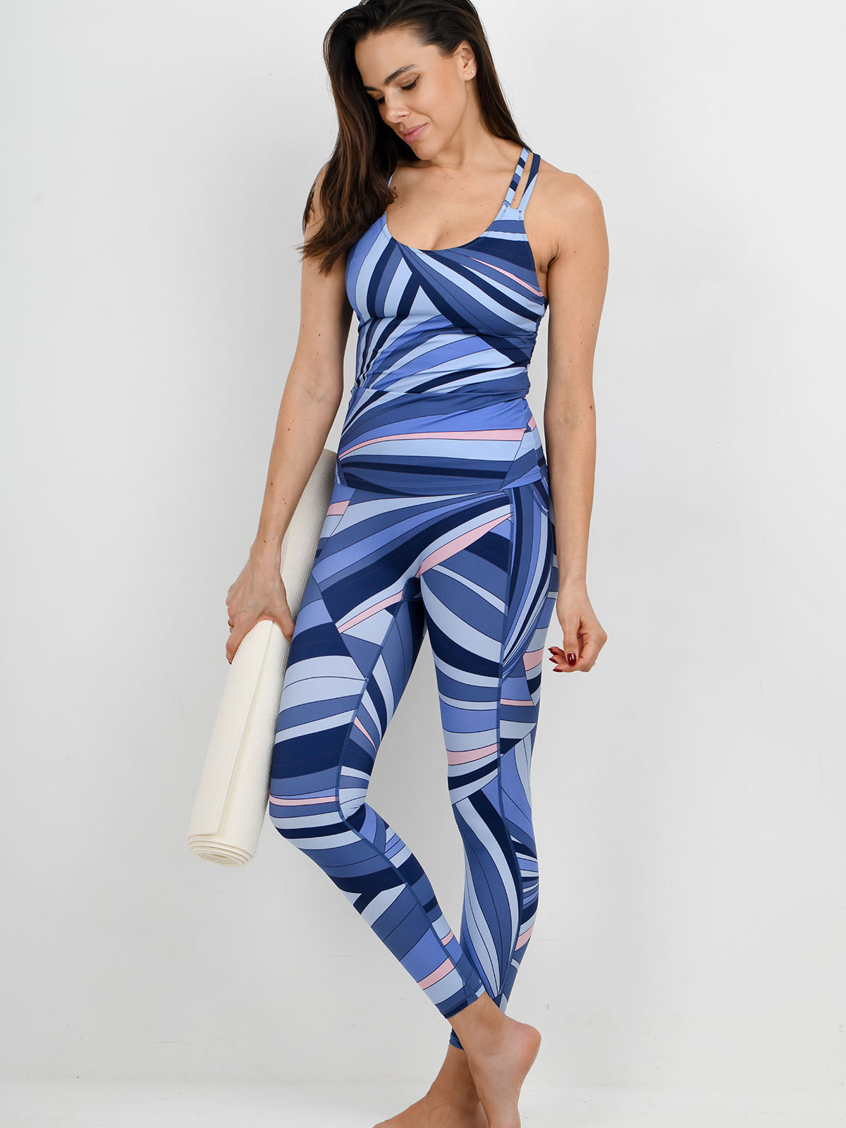 Serena Endless Summer Vest and matching legging by NAIA Active activewear collection