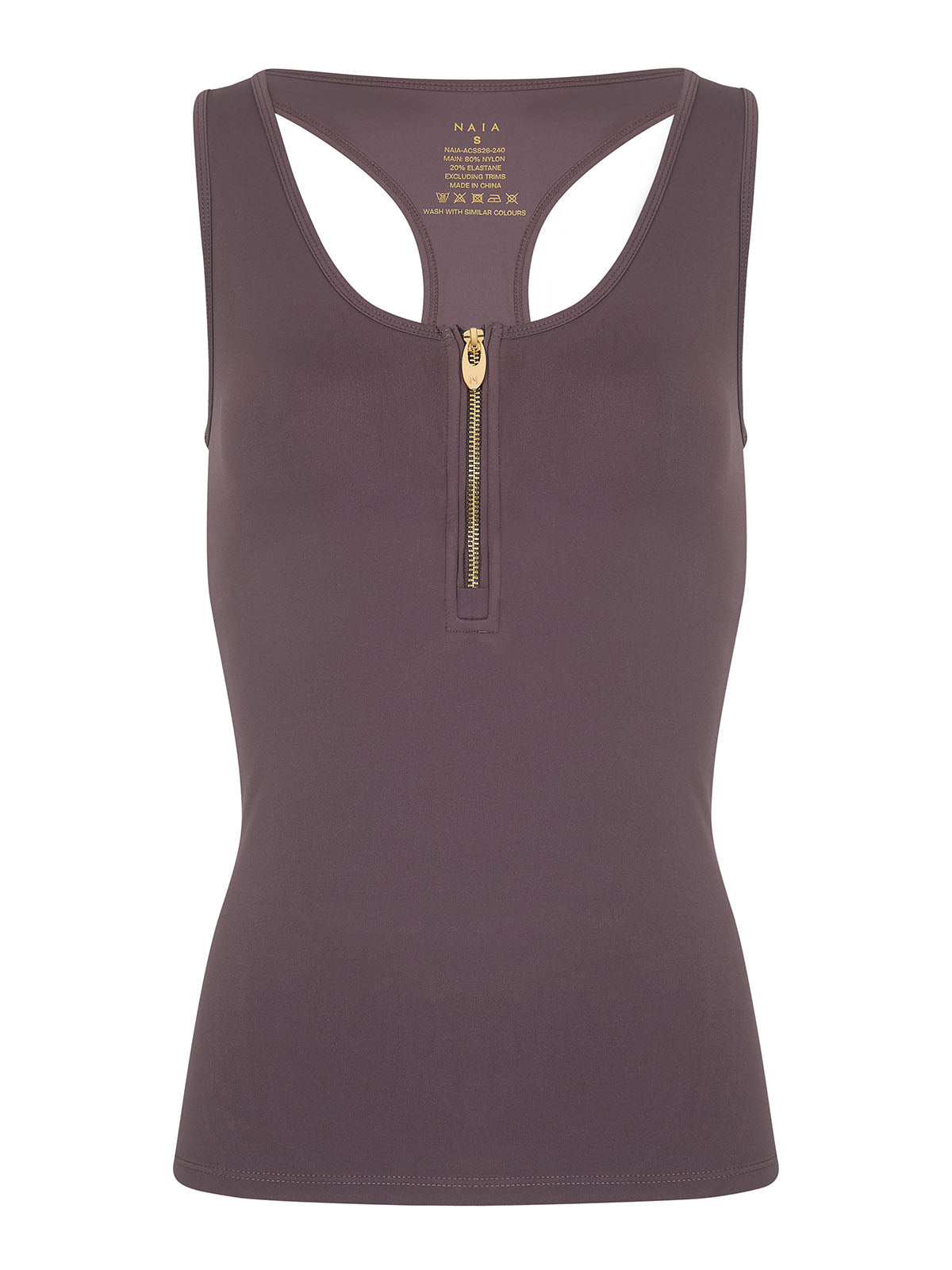 Simone Tipped Vest Fig