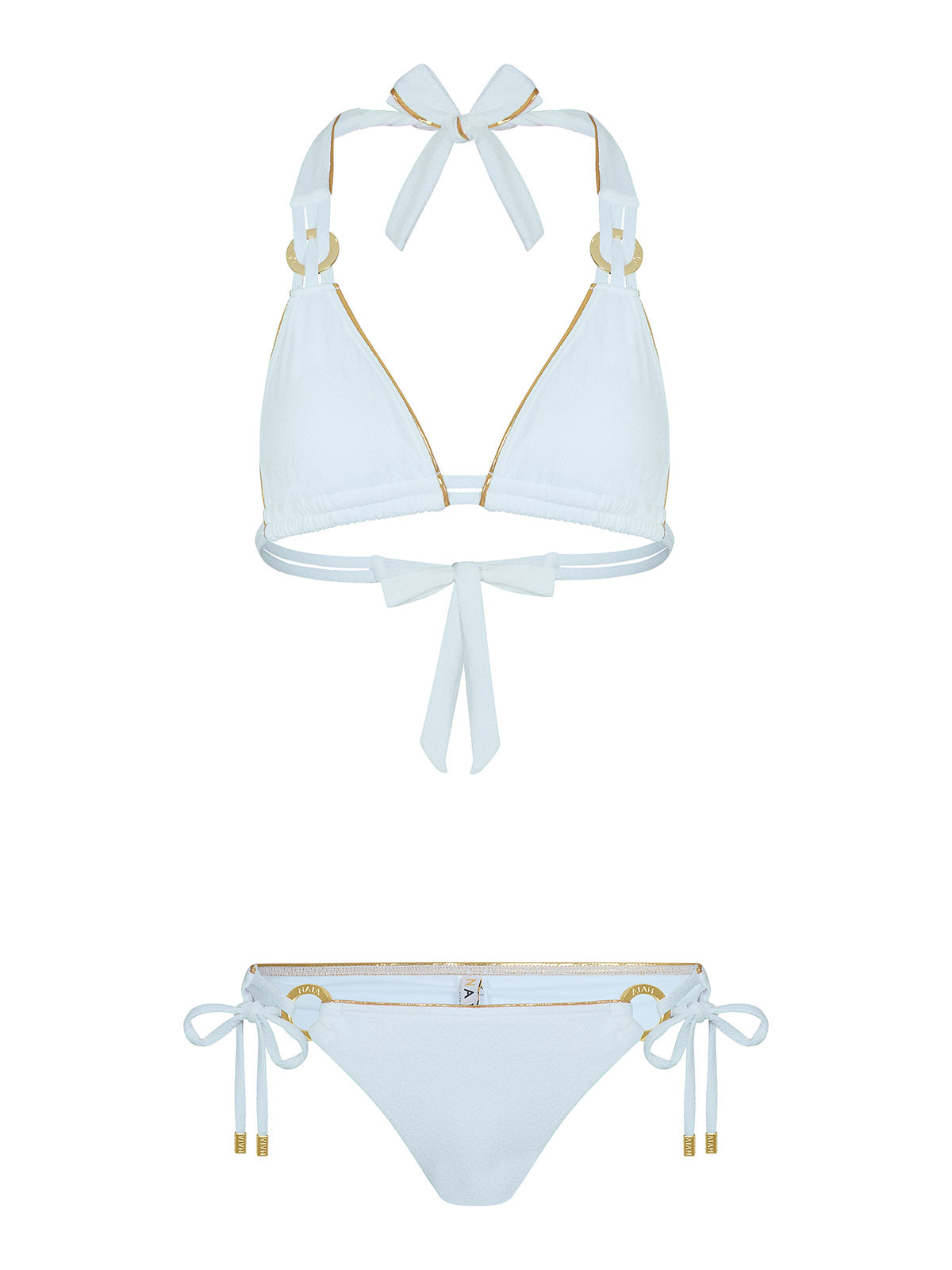Ursula bikini in white marble - SS26 The Golden Hour Collection NAIA Beach