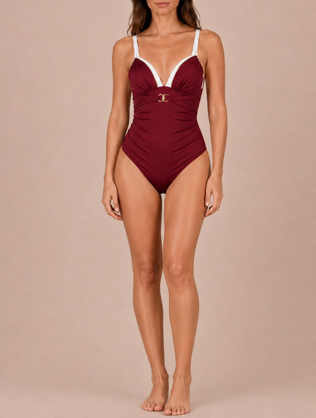 Riviera Swimsuit Claret Red