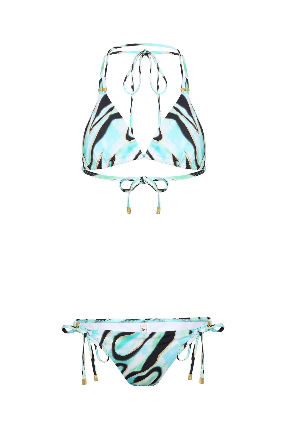 Palma Triangle Bikini Set Zebra