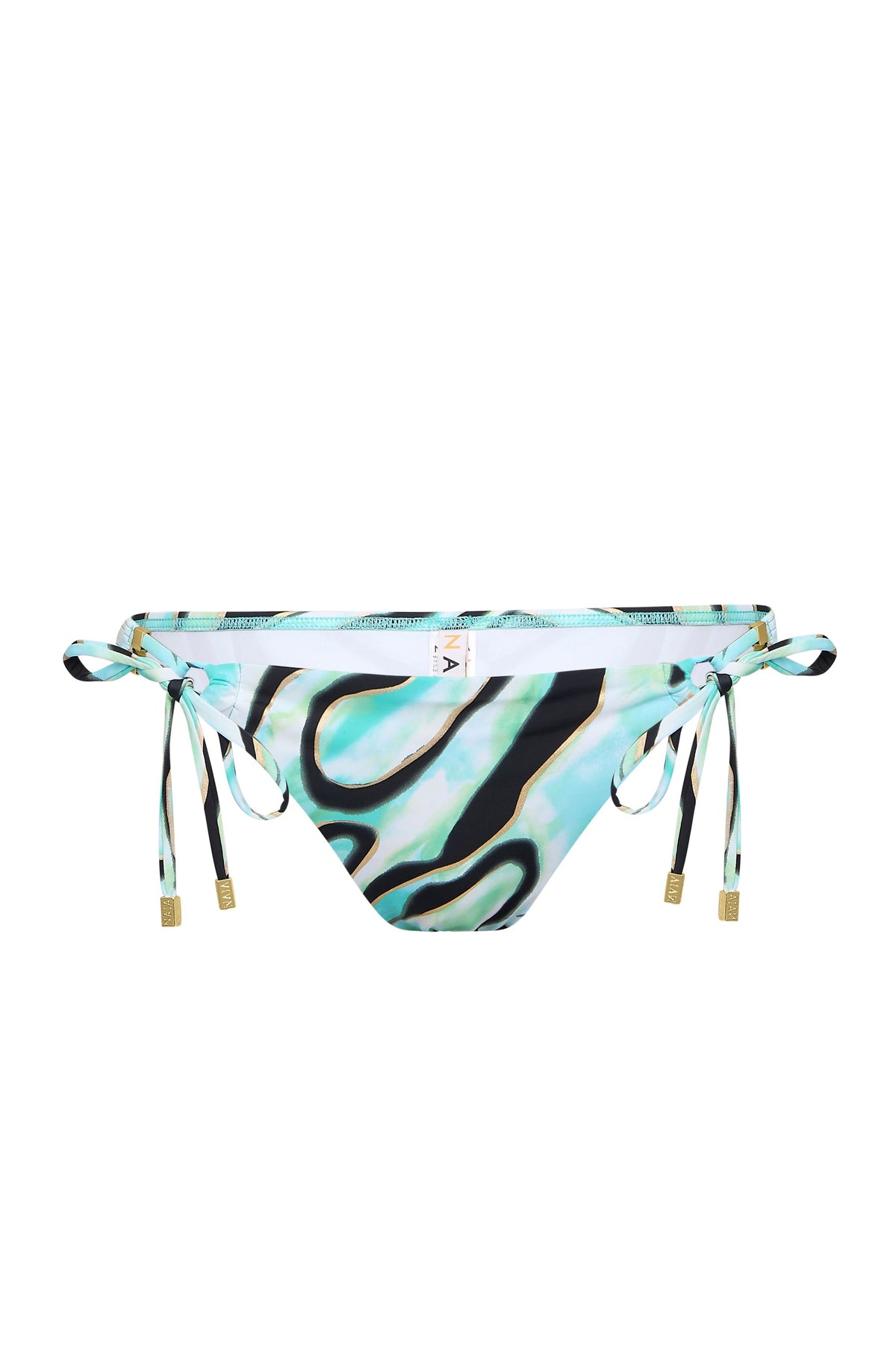 Palma Bikini Brief Zebra Print with Foil