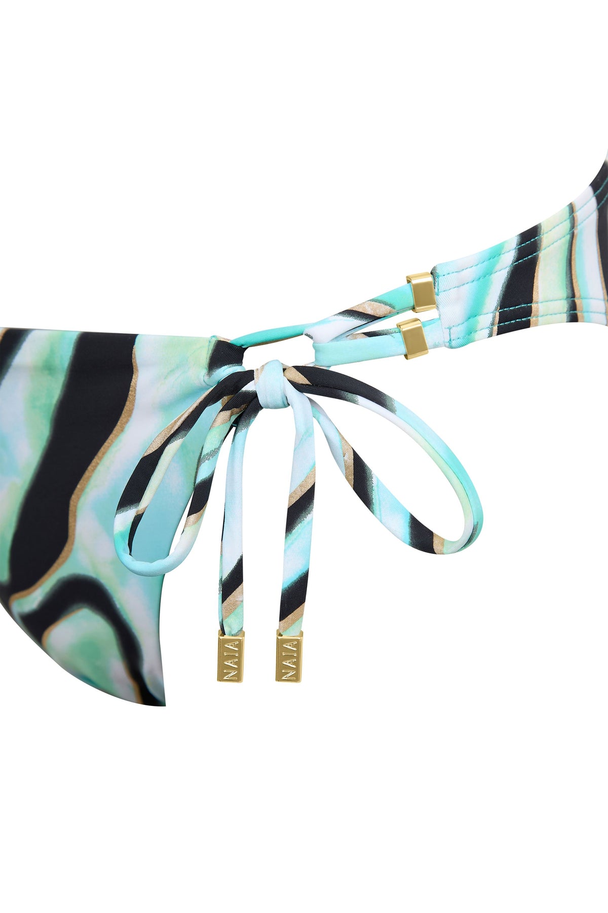 Palma Bikini Brief Zebra Print with Foil
