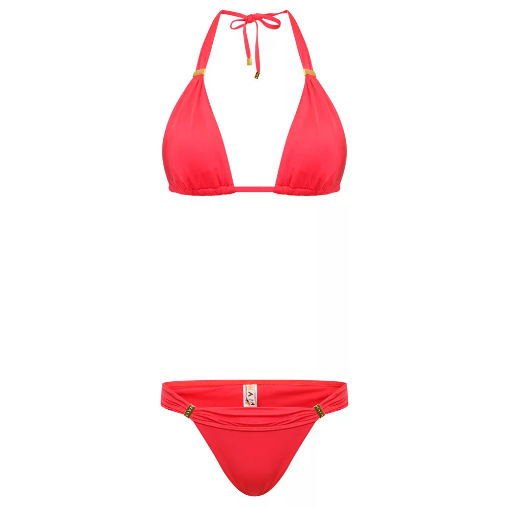 Maia Bikini Top in Mustique Magenta