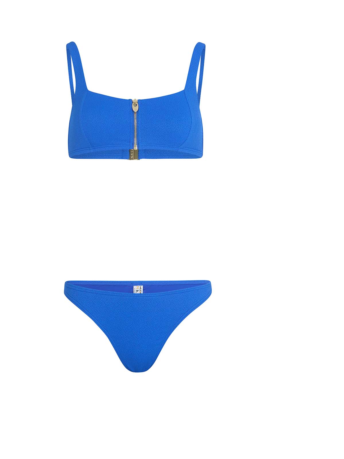 Bahamas bikini in morrocan blue by NAIA Beach  Luxury Swimwear SS26 The Golden Hour collection 