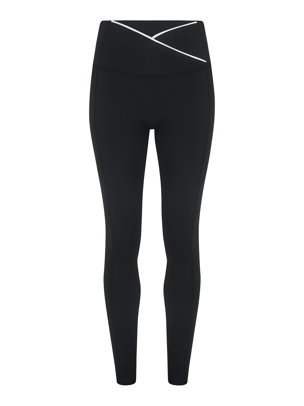  Billie  legging in black with white piping detAil from NAIA Active active wear collection