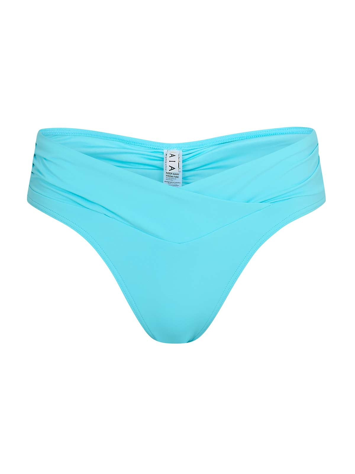 selene bikini briefs in aqua  - SS26 The Golden Hour Collection NAIA Beach 