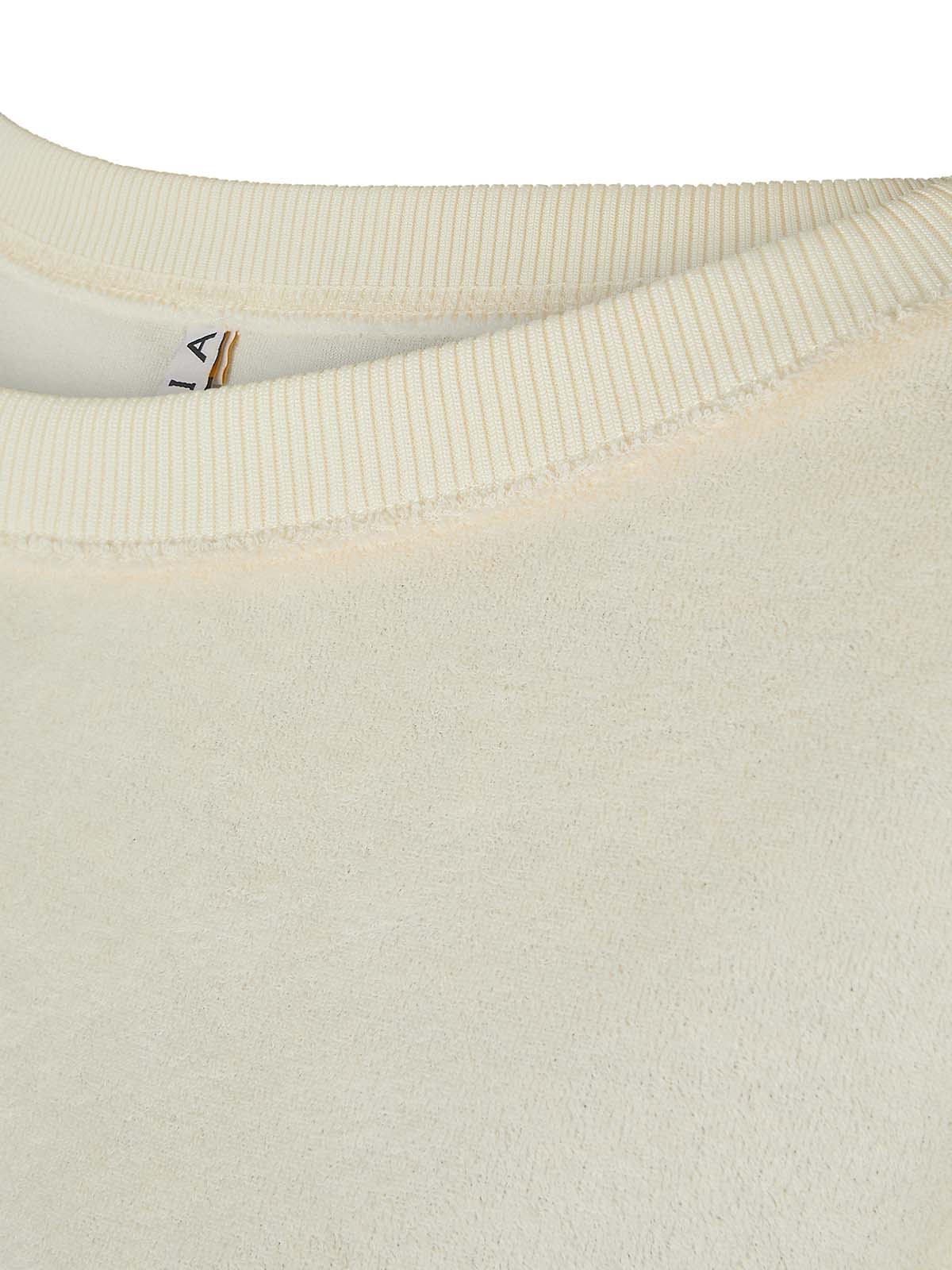 Gabby Soft Towelling Top Ivory  from the NAIA active active wear collection. 