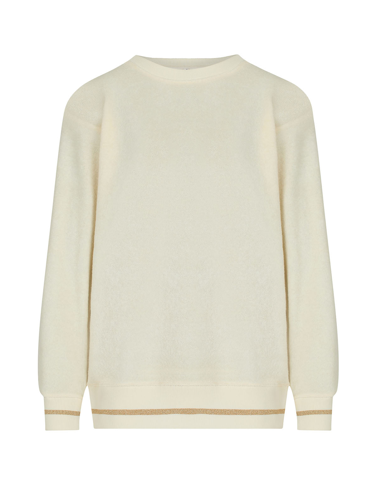 Gabby Soft Towelling Top Ivory  from the NAIA active active wear collection. 