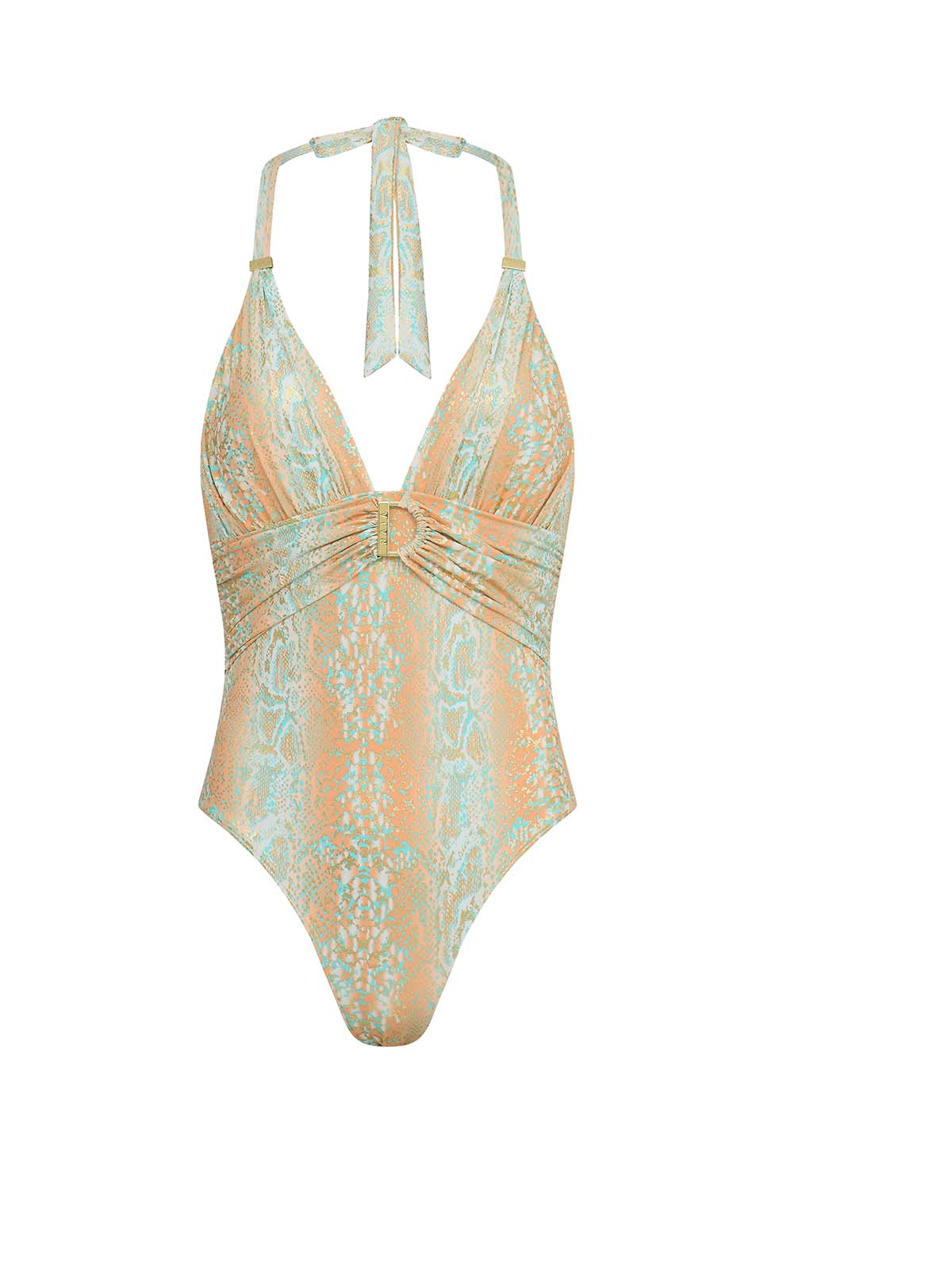 Goldie swimsuit in golden hour snake   -  NAIA Beach