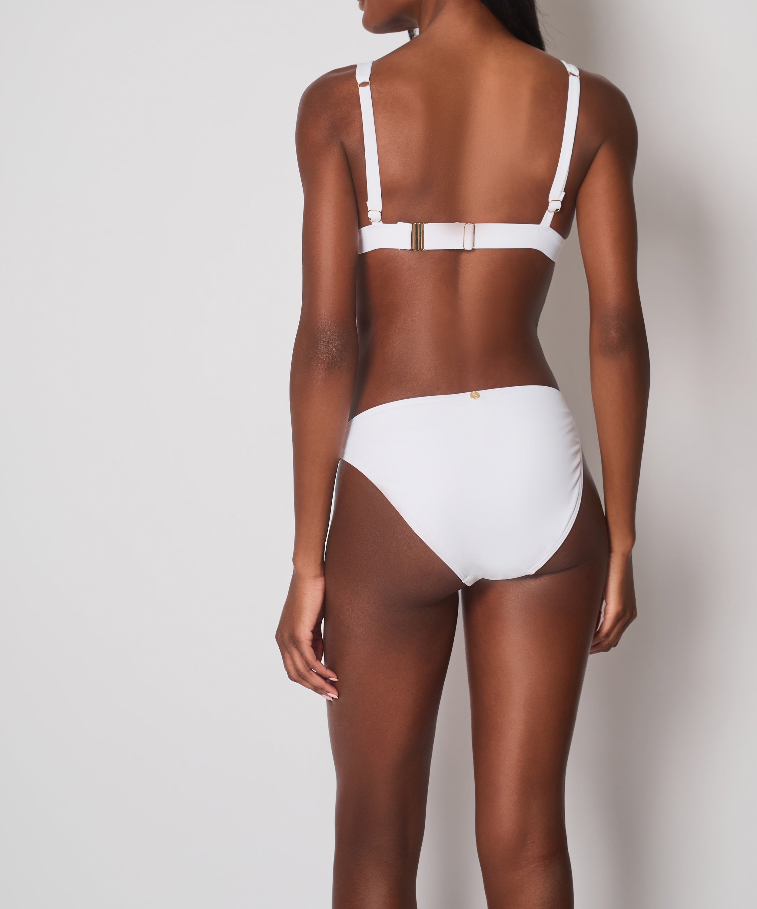 Phoebe Bikini Brief in White