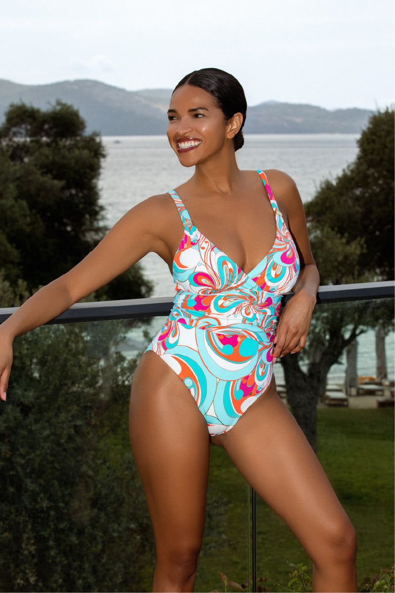 Rimini Swimsuit in La Dolce Vita Print