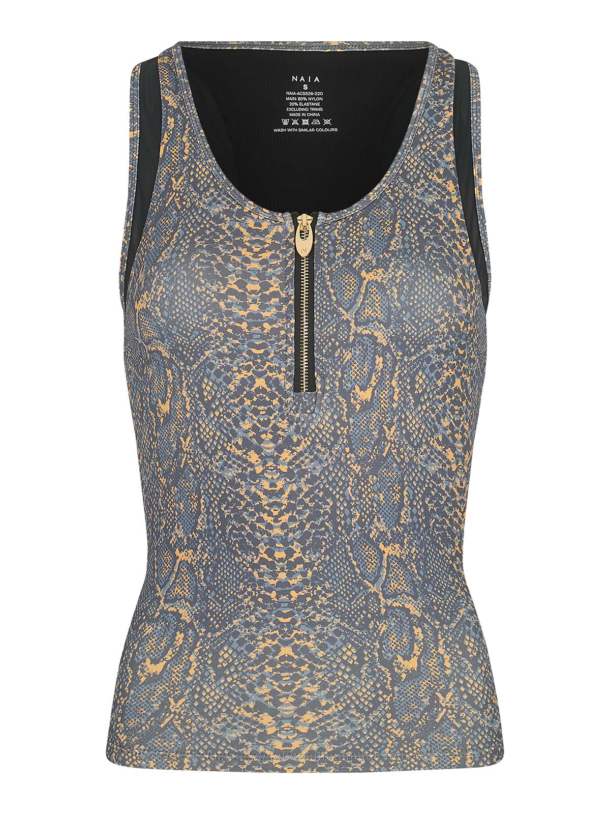 Kat Snake Print Vest