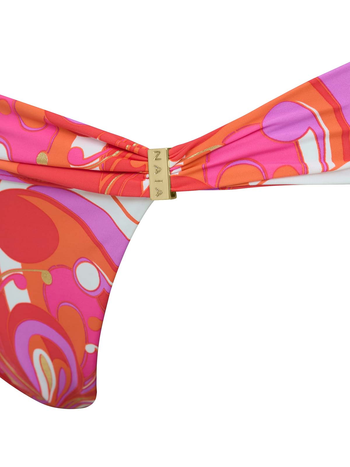 Maia Bikini in Dolce Vita Print by NAIA Beach  Luxury Swimwear SS26 The Golden Hour collection 