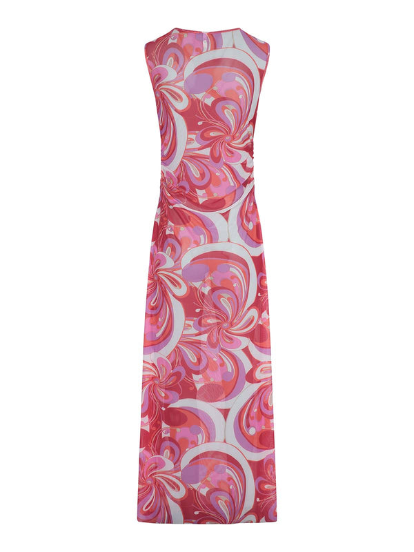 Malaga Dress in La  Dolce Vita  - SS26 The Golden Hour Collection NAIA Beach luxury swimwear and resort wear