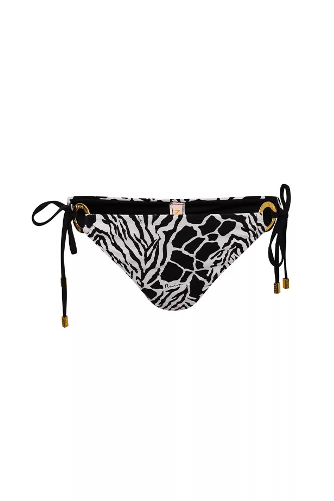 Ursula Bikini Brief Monochrome Animal