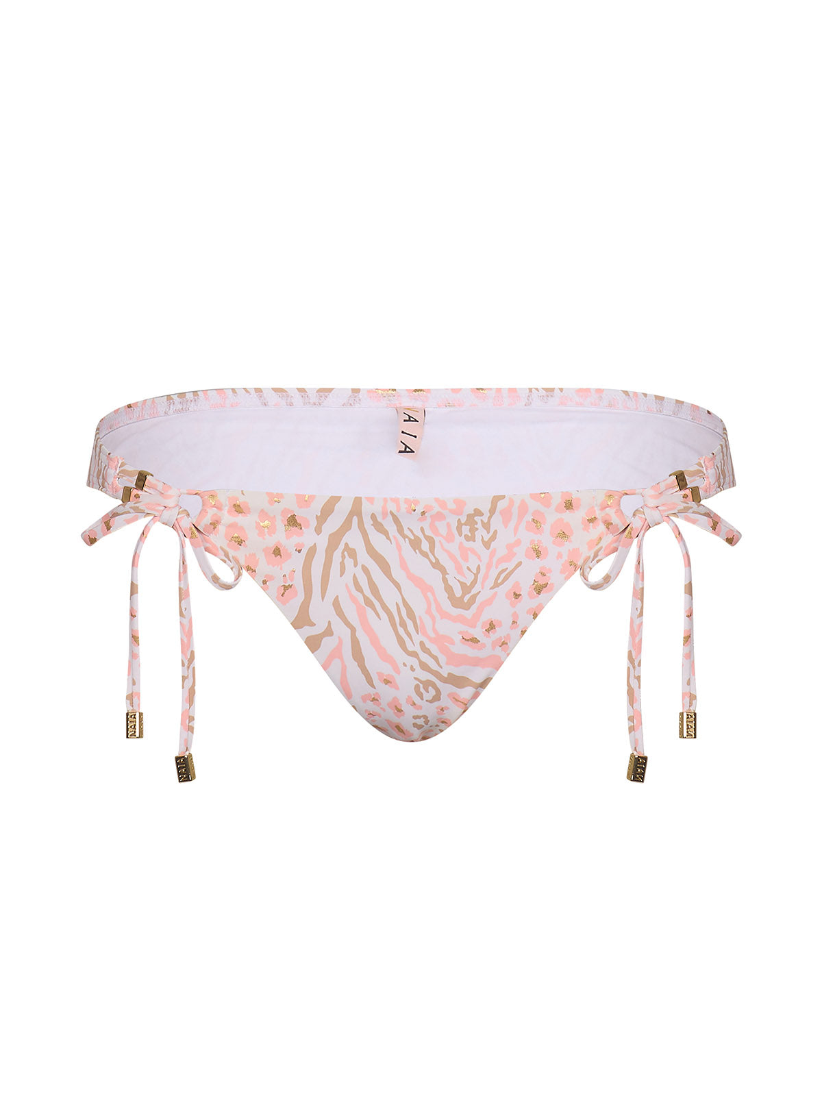 Palma Looped Bikini Brief Snow Leopard