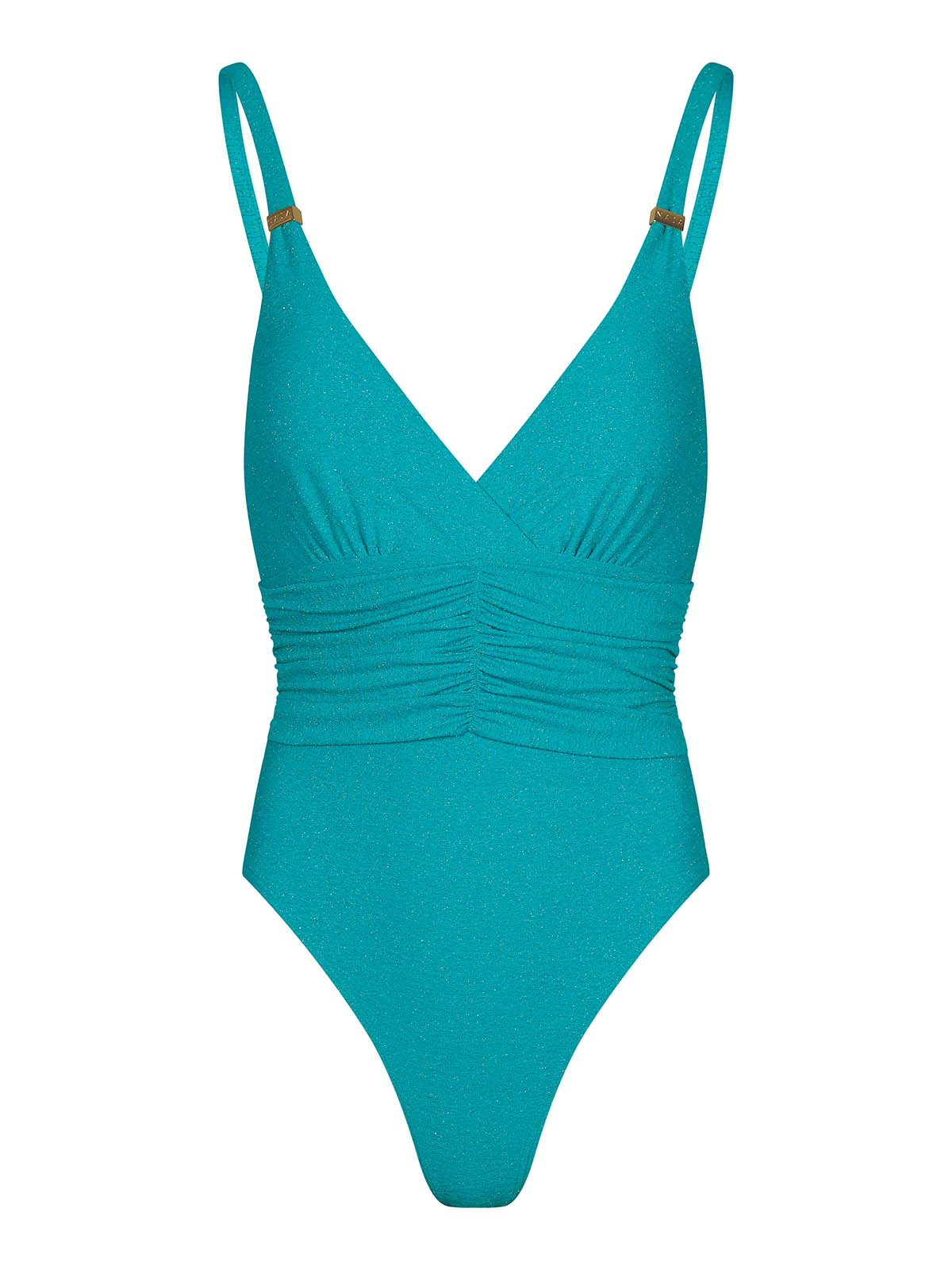 Rimini Swimsuit Emerald Ocean Metallic Sparkle