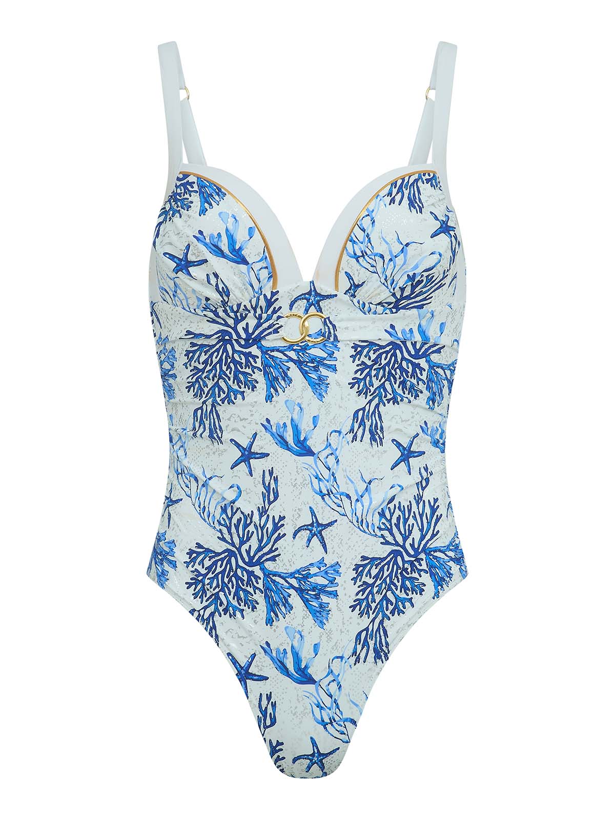 Riviera swimsuit in La Mer by NAIA Beach  Luxury Swimwear SS26 The Golden Hour collection 