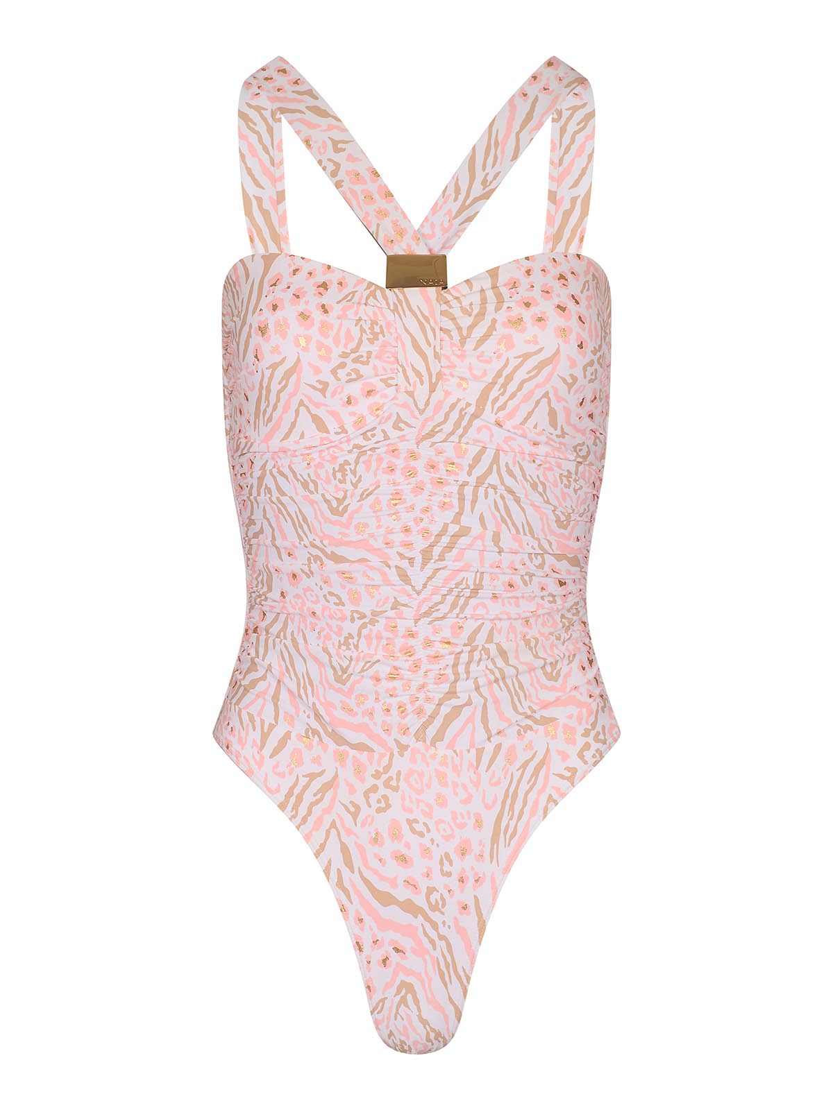 Selene Swimsuit Snow Leopard Print