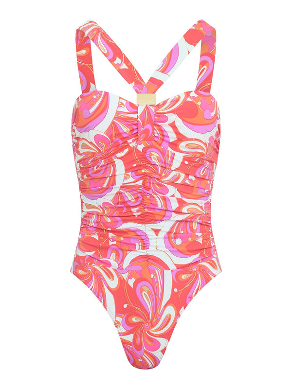 Selene swimsuit  in Dolce Vita Print by NAIA Beach 