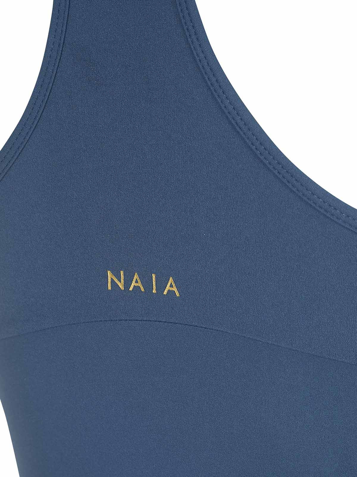 Simone Tipped Vest Blue