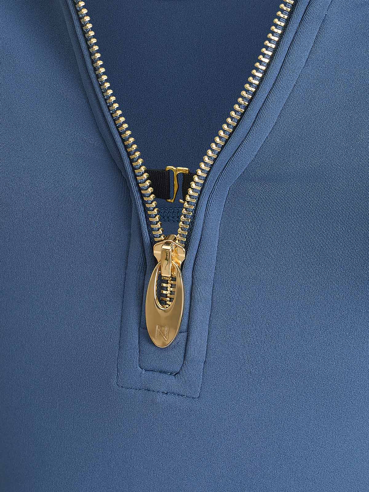 Simone Tipped Vest Blue