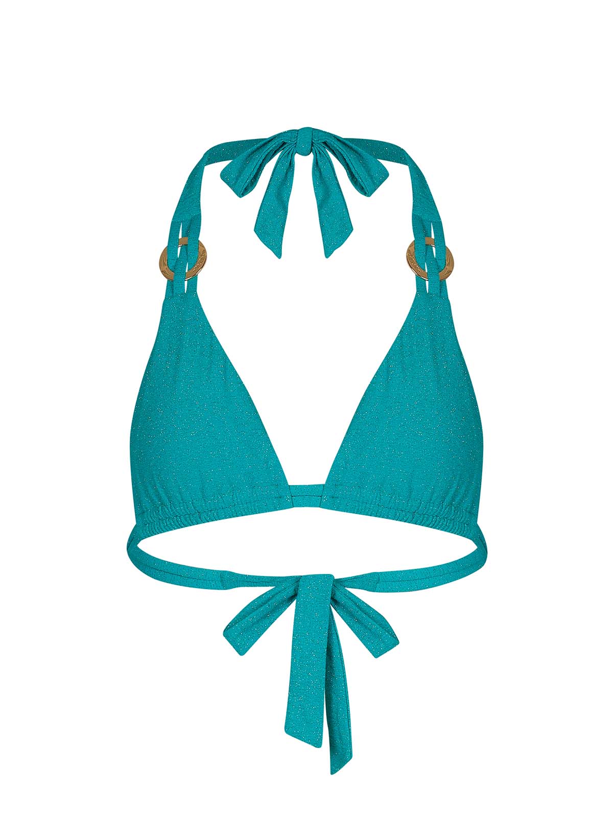 Ursula Bikini Set Emerald Ocean Metallic Sparkle