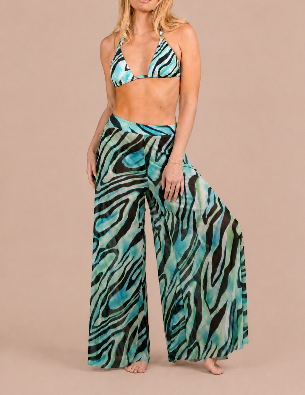 South Beach Trouser Zebra Print